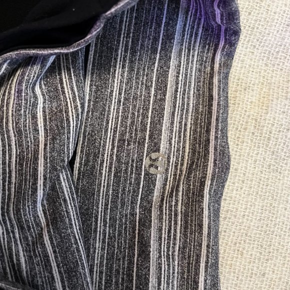 Lululemon Black Cropped Leggings Size 4 - Picture 3 of 5